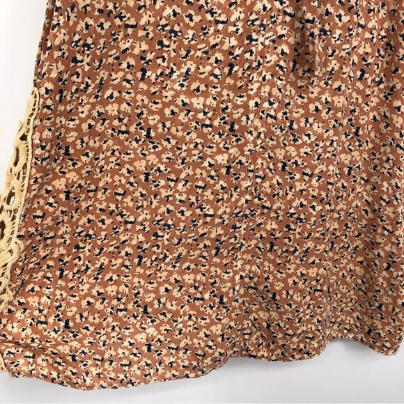 Gimmicks BKE Floral High Neck‎ Tank Top Womens Small Blush - Picture 7 of 10